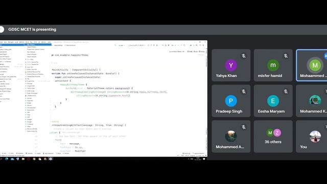 Compose Camp #2 Session 2 Highlights | GDSC MCET