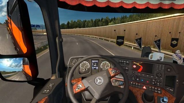 ETS 2 MP Тест Heavy Cargo Pack перевозка  груза кабельная катушка(Ч-3)