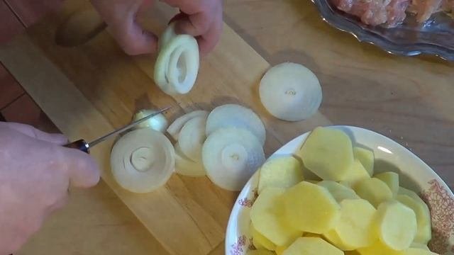 Тест ножа - курица