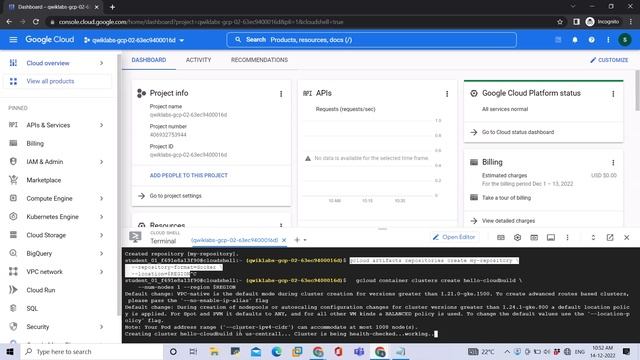 Google Kubernetes Engine Pipeline using Cloud Build #googlecloudplatform #arcade #qwiklabs #GSP1077