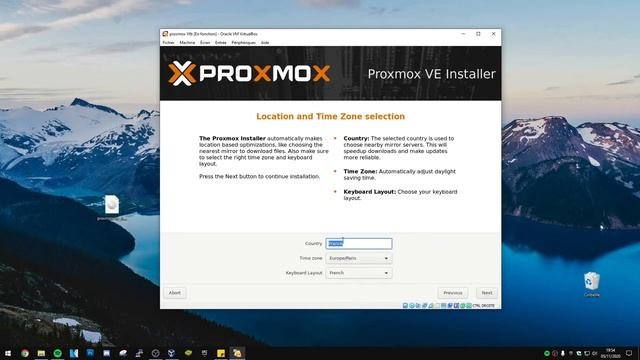 COMMENT INSTALLER PROXMOX SUR VIRTUALBOX Machine virtuel Debian