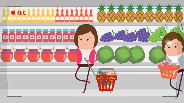 Покупательские корзины-тележки