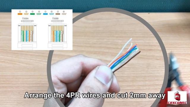 How to Wire RJ45 to Cat.6 STP Ethernet Cable