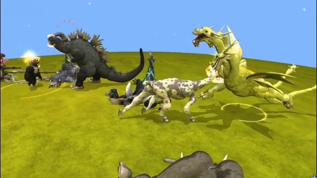 Giant Beast vs Kaiju 2 Turf War | SPORE