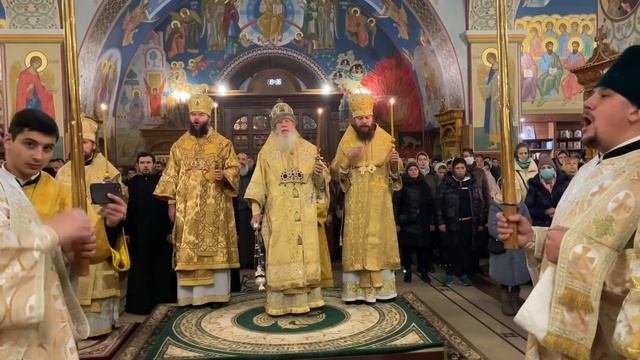 Всенощное бдение накануне праздника св.ап. Андрея Первозванного