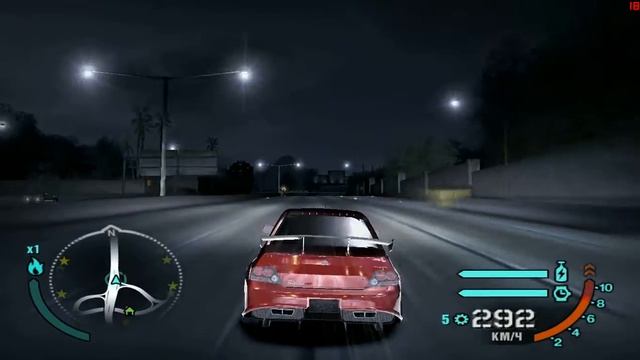 Need For Speed Carbon (Mitsubishi Lancer EVO IX MR) Top Speed