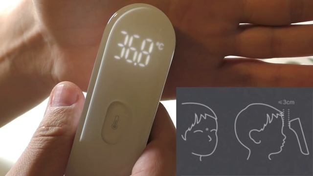 Бесконтактный термометр Xiaomi iHealth Thermometer (заболел, 38,5)
