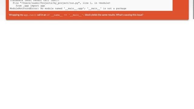Flask AttributeError: module app has no attribute run