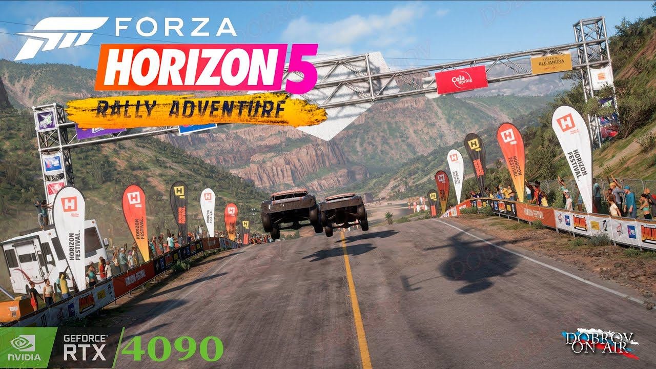 Еженедельные испытания Forza Horizon 5  Hot Wheels RTX4090