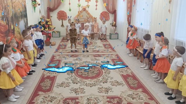 "Мешок яблок" осенний утренник в средней группе
