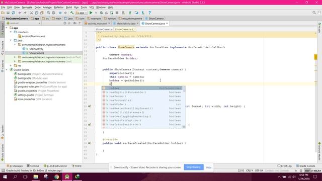 (Custom Camera) API Tutorial  Part 1 (Display Camera)