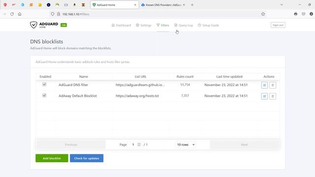proxmox and adguard to block ads