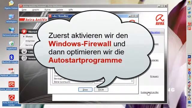 Netbook mit Windows XP schneller machen(Samsung NC10) Videokurs Teil 4