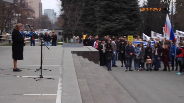 Rally against terrorism in Vladikavkaz, North Ossetia
