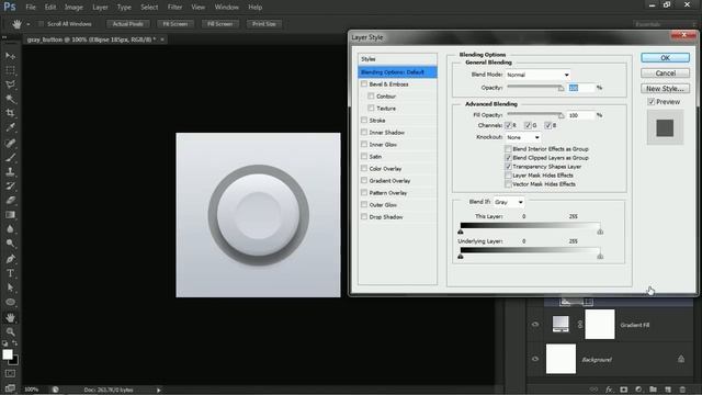 How to make Photorealistic Button in Photoshop