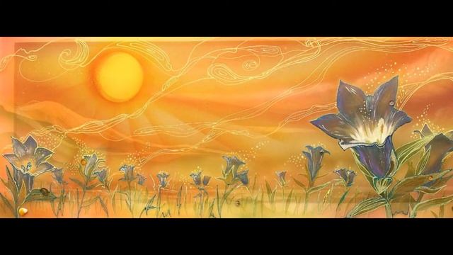 Роспись по шёлку Андрея и Вероники Русско.