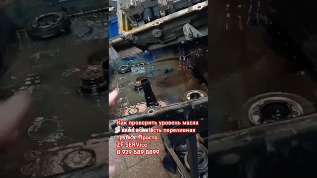 Проверить уровень масла в акпп по переливной трубке. Легко!