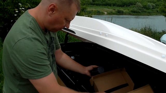 Бокс Carl Steelman 430 литров серия Avangard белый карбон
