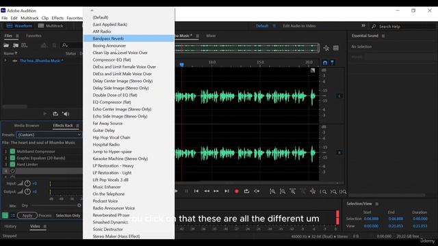 05. Applying Effects Rack