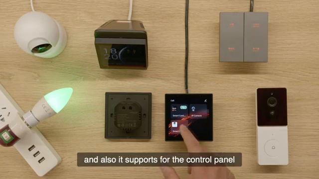 CCP-TY-EU-LN TUYA Central Control Panel Alexw Built-in, work with Doorbell Video //NOVA MOES
