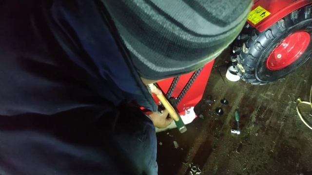 Снегоуборщик СУН 1 УГРА меняю передаточное число цепного редуктора