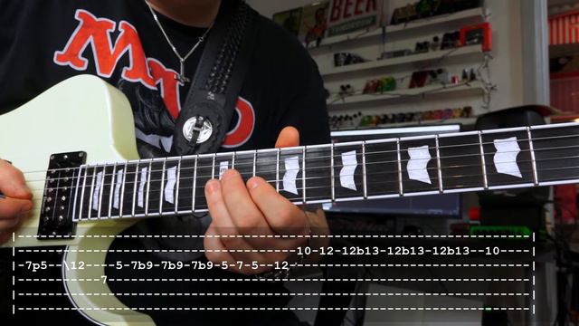 Hotter Than Hell by KISS|Lead guitar lesson w Tabs