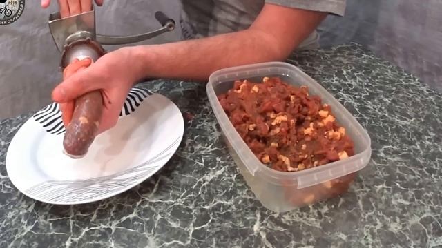 Сыровяленая Разбойничья колбаса из баранины