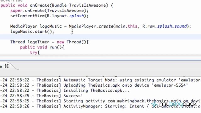 Learn Android Tutorial 1.9- Adding Sound with MediaPlayer