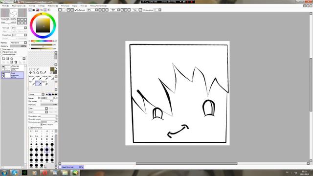 Как Зделать Рисунк на Аву через "Easy Paint Tool SAI"