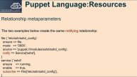 3.1 Puppet Manifest, Puppet DSL language