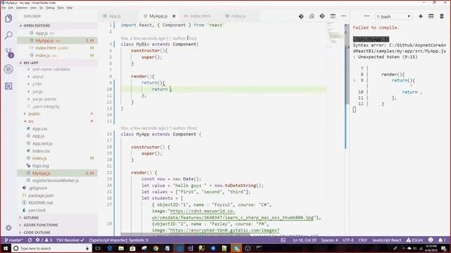 Bangla ASP.NET Core and ReactJS B1 : C 9.4 multi component