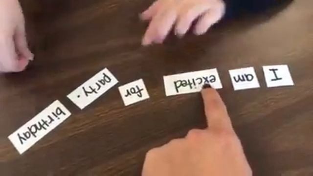 Emma's cut up sentence