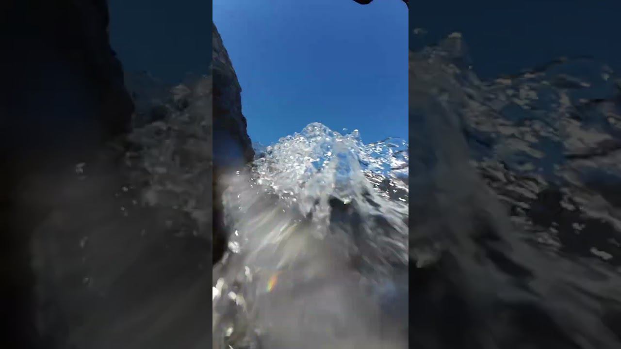 Водопад в «Парке Малевича» в Slow-mo ч.1. #лето #travel #water #waterfall