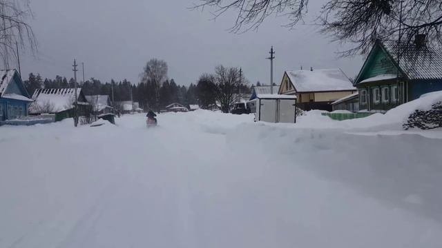 РАЗБИЛСЯ НА СНЕГОХОДЕ |ЗИМНИЙ ЭПИК ВЛОГ