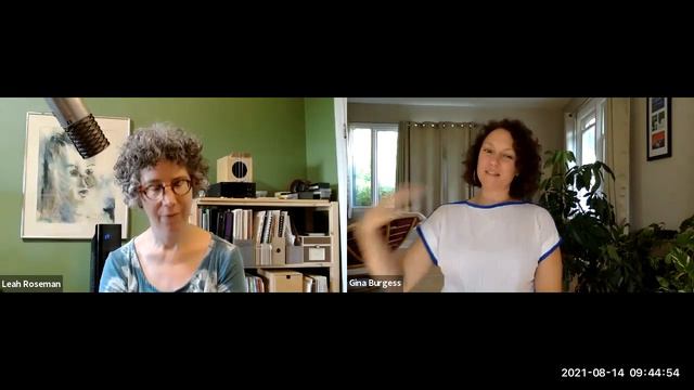 Gina Burgess Conversations with Musicians with Leah Roseman