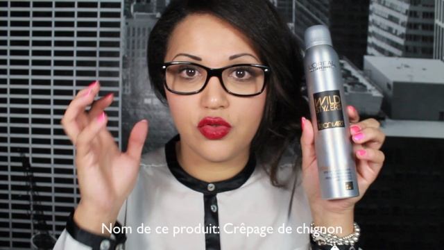 Produits WILD STYLERS LOreal Professionnel  tutoriel Bun sans donut
