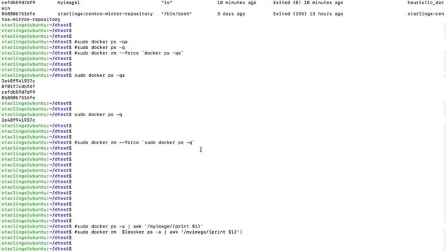 How to Remove old Docker Containers
