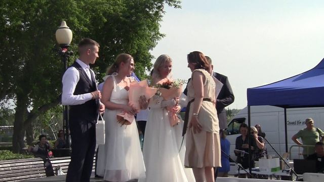 Церемония бракосочетания в честь Дня семьи, любви и верности прошла 7 июля 2024 года в Иркутске