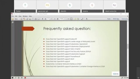 Webinar Red Hat Open Shift Administration II Operating a Production Kubernetes Cluster