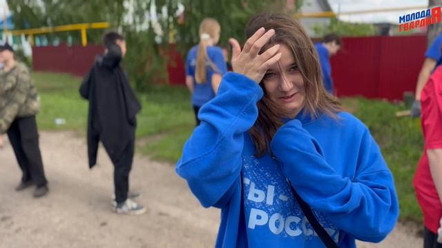 Активисты «Молодой Гвардии» пришли на помощь жителям Сергиевского района