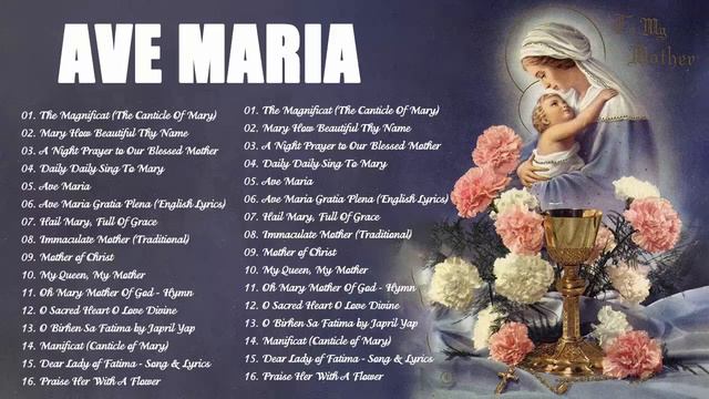 Classic Marian Hymns Sung in Gregorian, Ambrosian and Gallican Chants | Ave Maris Stella - ave mari