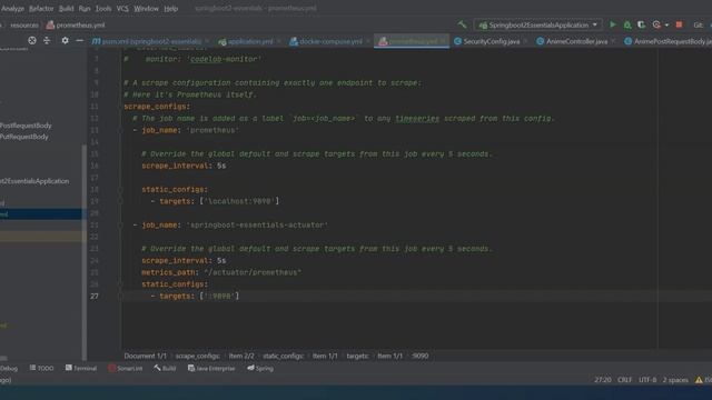 Spring Boot 2 Essentials 49 - Monitorando aplicação com prometheus