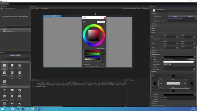 Что делать если не отображаются цвета в Unity UI Bilder