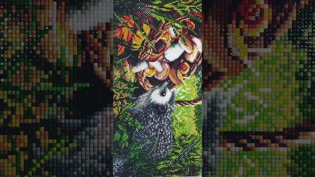 Алмазная мозаика "Ёжик в лесу" от МОСФА 🦔🍄🐌🍁/ Diamond Painting 🦔🍄🐌🍁 Hedgehog