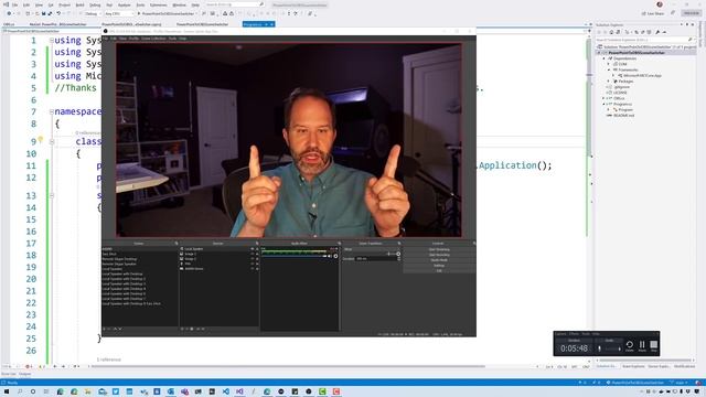 Virtual PowerPoint Greenscreens! Change a PowerPoint Slide and Change an OBS Scene - automatically!