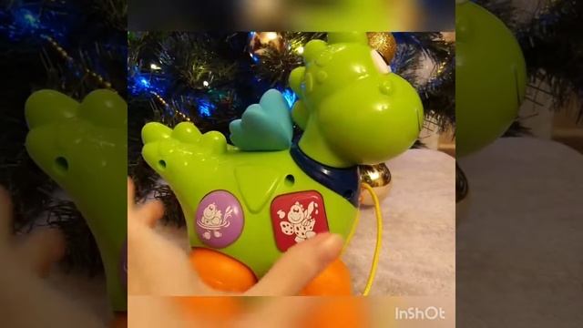 Обзор игрушки "Говорящий Дракон" от Chicco