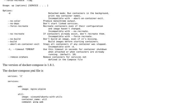 docker-compose scale command does not work