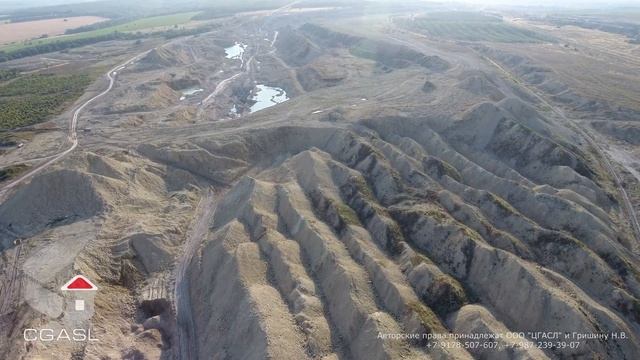 Аэросъемка карьера 