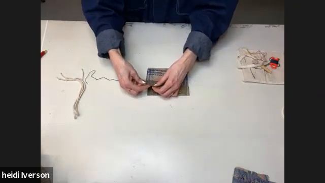 Mending Techniques + Patchwork Pouch Virtual Demo with Heidi Iverson of Honeyfolk Clothing