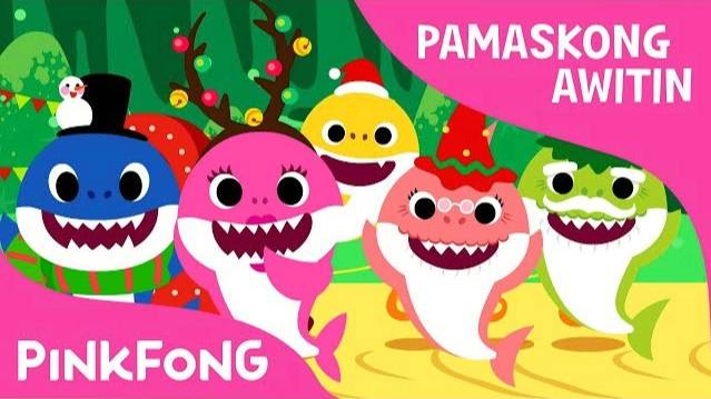 Mga Namamaskong Pating | Baby Shark | Pamaskong Awitin | Pinkfong Songs for Children